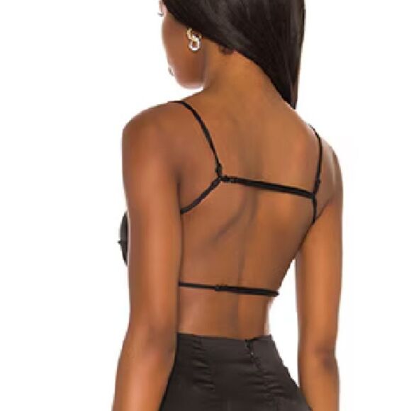 NWT superdown sienna strappy back mini dress Revolve Black Small - Picture 7 of 15